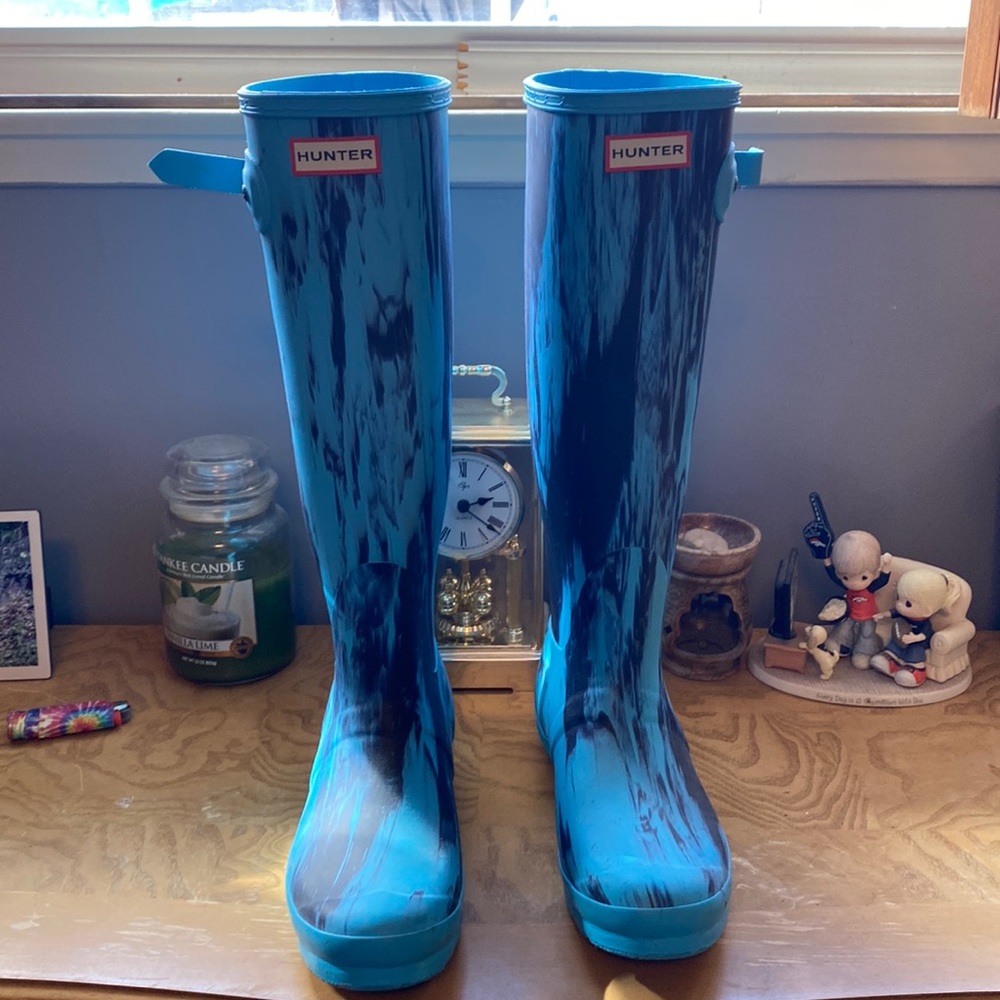Hunter Blue Women's Winter & Rain Boots